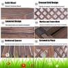Outdoor Wooden Air Conditioner Cover and Plant Stand view 4