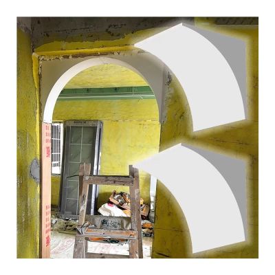 MRVAKDYDI DIY Arch Door Frame Kit, Paintable Pre-Bent Foam Arches, 2 Pieces, 1560 cm (27 x 27 x 27 cm)