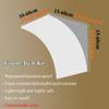 MRVAKDYDI DIY Arch Door Frame Kit, Paintable Pre-Bent Foam Arches, 2 Pieces, 1560 cm (27 x 27 x 27 cm) view 3