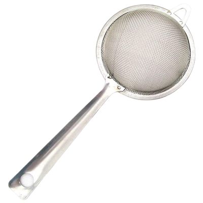 Fine Mesh Strainer, Stainless Steel Matcha Sieve with Long Handle