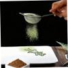 Fine Mesh Strainer, Stainless Steel Matcha Sieve with Long Handle view 3