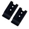 Getdoublerich Manganese Steel Belt Clip Hooks, Black view 1