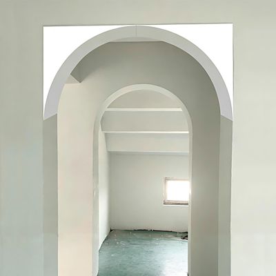 MRVAKDYDI DIY Arch Door Frame Kit, 2-Piece EPS Foam Trim, Paintable, 39 x 39 x 39 cm