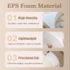 MRVAKDYDI DIY Arch Door Frame Kit, 2-Piece EPS Foam Trim, Paintable, 39 x 39 x 39 cm view 4
