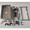 Mobile Cleaning Cart with Water Tank, Stainless Steel Utility Cart view 3