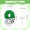Alaoo Number 8 Birthday Candle - Soccer Design view 2