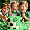 Alaoo Number 8 Birthday Candle - Soccer Design view 3