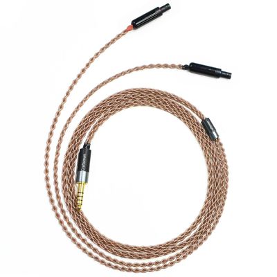 GUCraftsman 6N Single-Crystal Copper Upgrade Cable for SENNHEISER HD 800, HD 800 S, HD 820 Headphones (3.5 mm Plug)