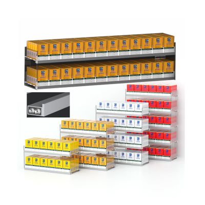 Automatic Display Pusher for Retail Products and Small Items, Transparent and Easy to Install