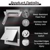 Stainless Steel Access Door with Lock and Keys, Adjustable Sanitary Service Panel view 4