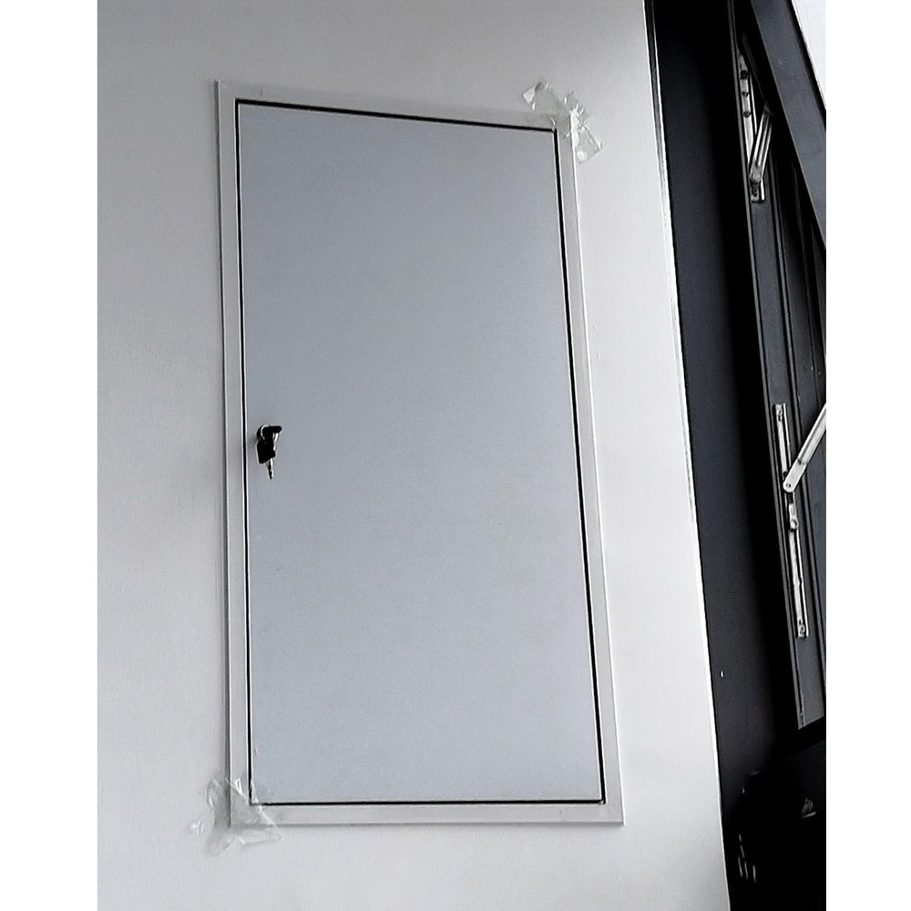 Metal Access Panel with Keyed Lock, Aluminum Inspection Hatch