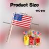 100 Pack USA Toothpick Flags view 2