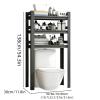 Multi-Tier Toilet Storage Rack with Adjustable Spacing view 2