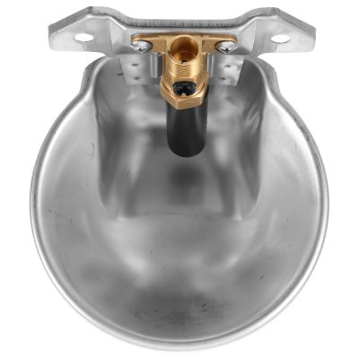 Automatic Goat and Cow Drinking Bowl with 1/2-Inch Connection, Stainless Steel