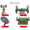 Bench and Stand Grinder Wheel, Green Silicon Carbide, 150 mm x 12.7/16 mm, 46–120 Grit view 3