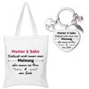 Tasoraor Mother's Day Gift Canvas Tote Bag & Keychain view 1