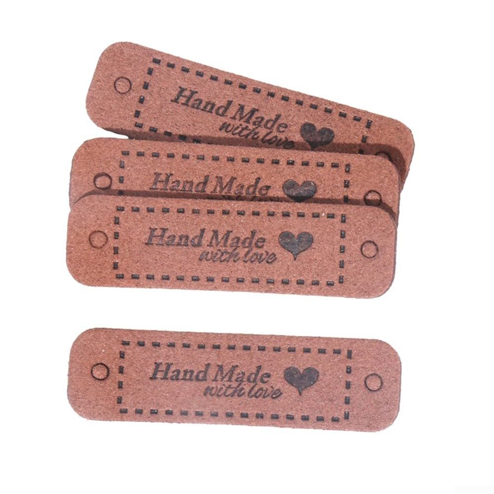 Set of 20 Leather Tags