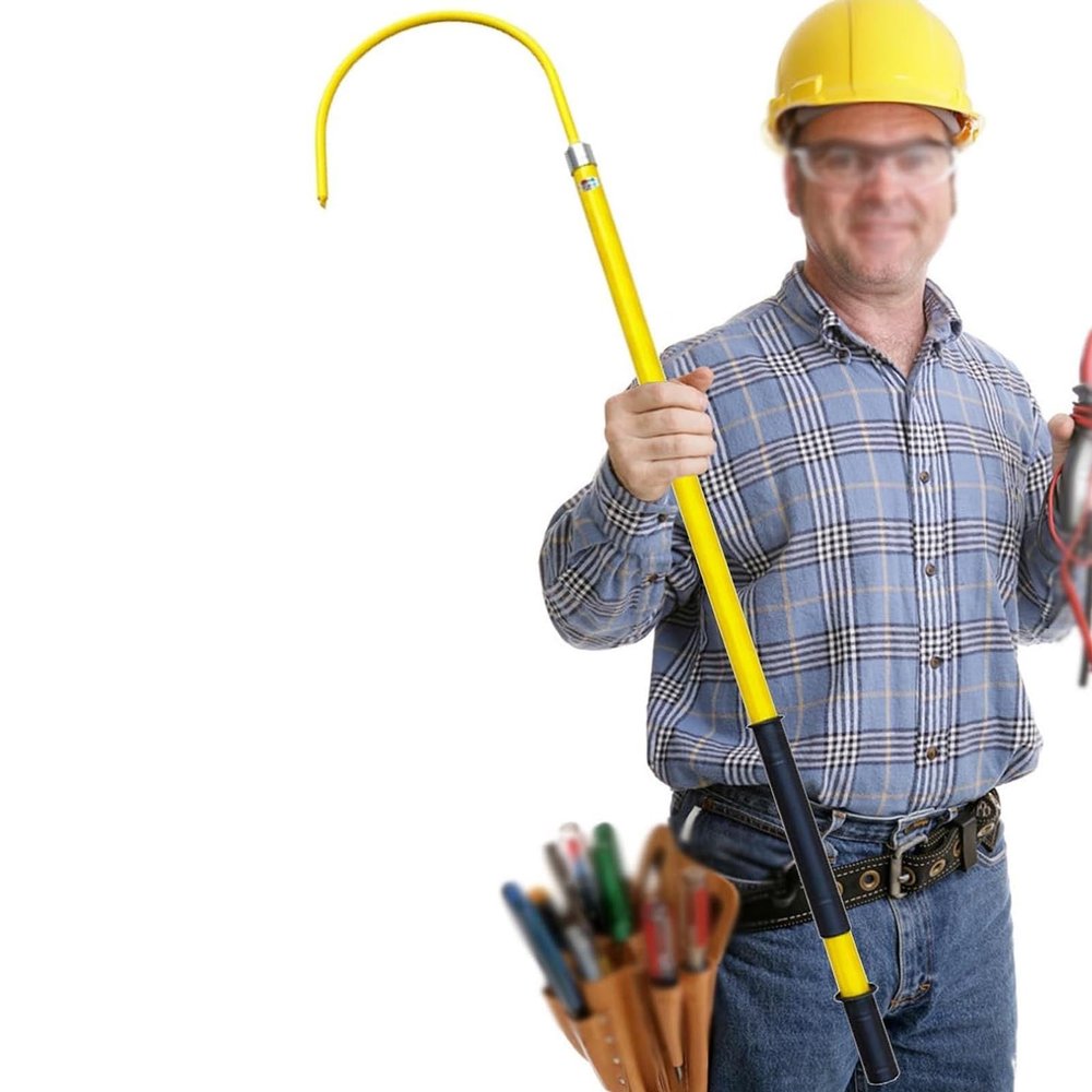 Insulated Rescue Hook with High-Voltage Protection