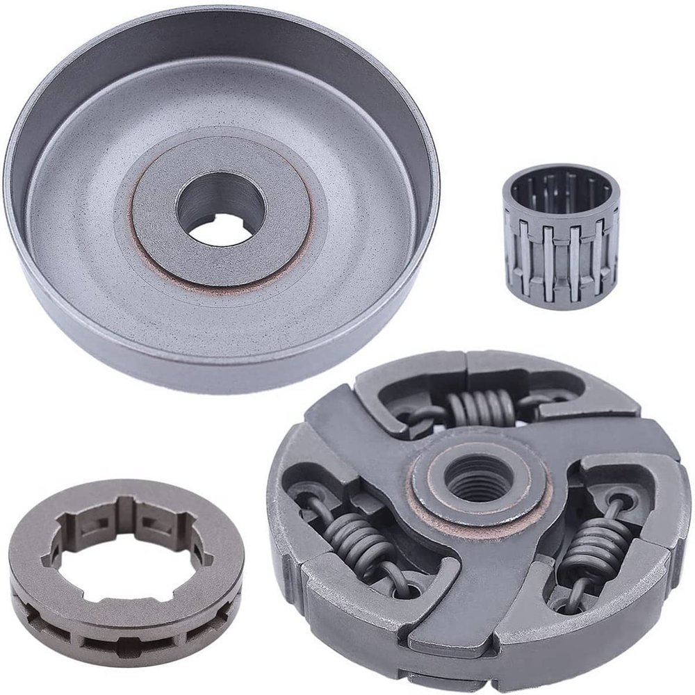 Agmoctz 3/8-7T Clutch Drum Rim Sprocket Bearing Kit for 3120, 394XP, 395XP, 3120XP, Jonsered 2094, 2095, 503701501
