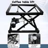 Electric Scissor Lift Table with Wireless Remote, Height-Adjustable Hydraulic Platform view 2