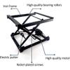 Electric Scissor Lift Table with Wireless Remote, Height-Adjustable Hydraulic Platform view 3