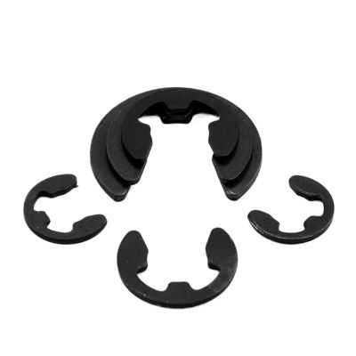 Stainless Steel E-Clip Retaining Rings, External Shaft Retaining Rings, M1.2, 100 Pieces