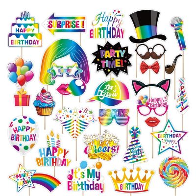 30-Piece Photo Booth Accessories