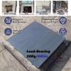QSVPWNCBN Galvanized Steel Roof Window and Shaft Cover, 61 x 76 cm (24 x 30 in), Waterproof Basement Access Hatch with Seal, Robust Rectangular Roof Cover view 4