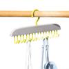 Compact Clothes Hanger with 8 Hooks view 1