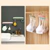 Compact Clothes Hanger with 8 Hooks view 2