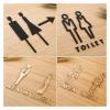 Men's, Women's and Unisex Toilet Signs, Multicolor, 26 x 16 cm (1) view 2