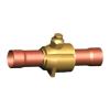UFTIRAQZJED Refrigeration Shut-Off Ball Valve 009L7959, Soldered Brass, 2 5/8 in Inlet and Outlet view 1