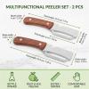 QAWSAF 2-Piece Multifunctional Peeler Set view 3