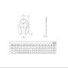 Stainless Steel E-Clip Retaining Ring Set, Type E, Manganese Steel, M1.2–M24 (M7, 50 pcs) view 2