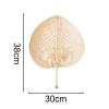 Lezaota Natural Bamboo Hand Fan view 2