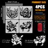 FINGERINSPIRE 4-Piece Painting Stencil Set view 4