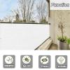 Balcony Privacy Screen 180 x 550 cm, White view 4