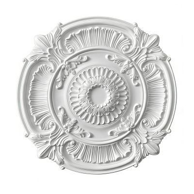 Paintable Decorative Ceiling Medallion, Style-F, 80 cm (31 1/2 in)