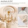 Paintable Decorative Ceiling Medallion, Style-F, 80 cm (31 1/2 in) view 2