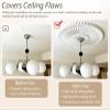 Paintable Decorative Ceiling Medallion, Style-F, 80 cm (31 1/2 in) view 3