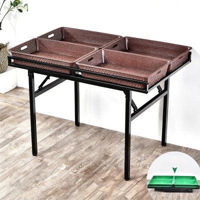 Folding Commercial Fruit and Vegetable Display Rack