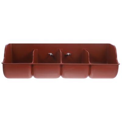 Four-Compartment Plastic Pig Feeder for Piglet Pens and Farms