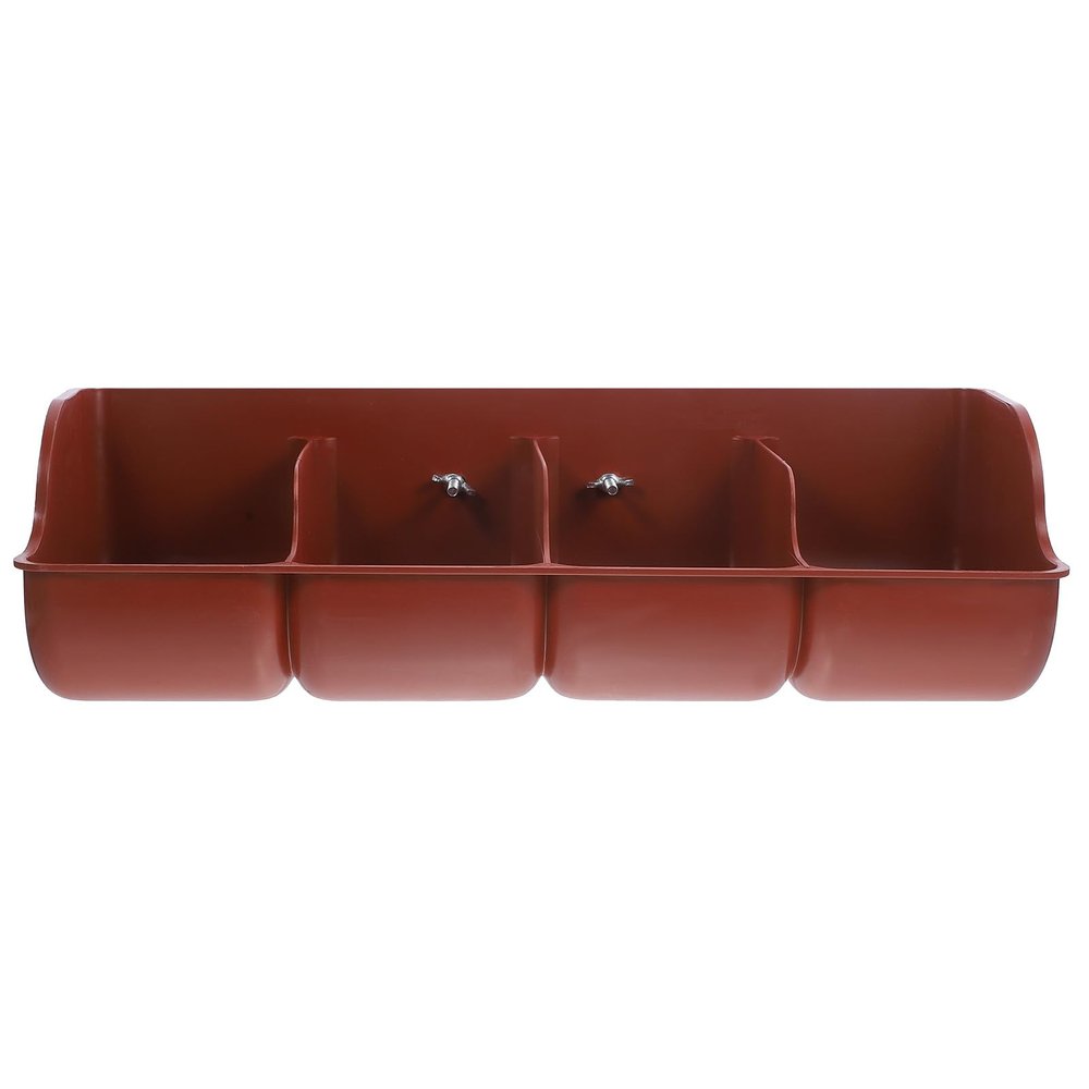 Four-Compartment Plastic Pig Feeder for Piglet Pens and Farms