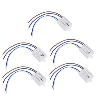 Sound and Light Control Switch, 5-Pack