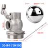 Stainless Steel Float Valve, Adjustable Float Ball Valve for Water Level Control, 304 Stainless Steel, Multiple Sizes (DN100) view 2