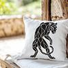 FINGERINSPIRE Geometric Panther Stencil with Brush 29.7x21cm view 2