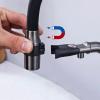 Stylish Black Copper Kitchen Faucet with Pull-Out Drinking Water Filter Tap view 3