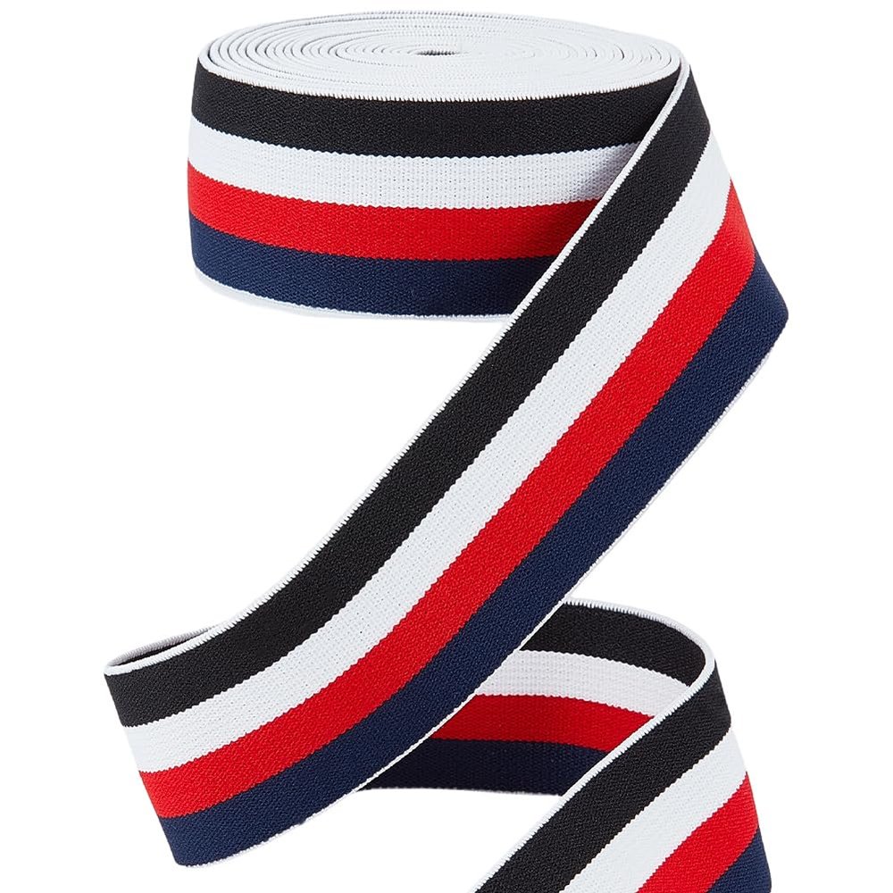 GORGECRAFT 4.3m Striped Elastic Band 40mm Wide
