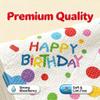 25 Pack Birthday Napkins, 33x33cm Happy Birthday Design view 3