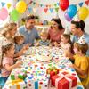 25 Pack Birthday Napkins, 33x33cm Happy Birthday Design view 4